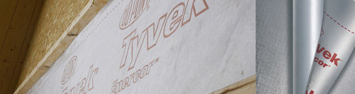 Barreira antivapor em polietileno de alta densidade (PEHD) - TYVEK® REFLEX - Dupont Building and Construction - refletiva
