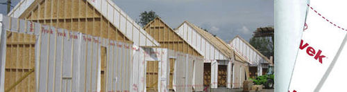 Manta impermeabilizante para parede - TYVEK® SOFT - Dupont Building and Construction - em rolo / em polietileno de alta densidade (PEHD)