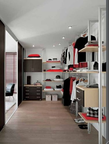 Closet contemporâneo - 116 A - Marka Industria Mobili - em alumínio laqueado