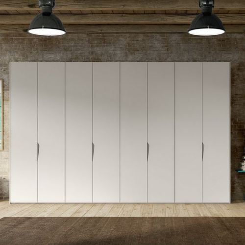 Guarda-roupa contemporâneo - BLADE - Morassutti Arredamenti - em madeira laqueada / com portas de abrir