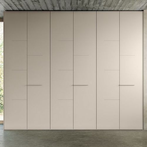 Guarda-roupa contemporâneo - TREE - Morassutti Arredamenti - em madeira laqueada / com portas de abrir