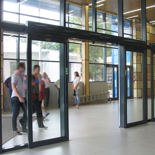 Porta de saída de emergência - RS - PORTALP - de entrada / em vidro / em alumínio