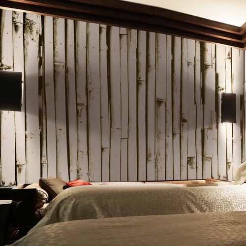 Papel de parede contemporâneo - CANIS CN1738 - LGD01 décor mural sur mesure - com natureza / efeito de tecido / efeito 3D
