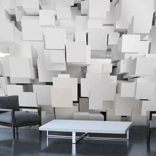 Papel de parede design - KUB KB0023 - LGD01 décor mural sur mesure - com padrão geométrico / panorâmico / em não tecido