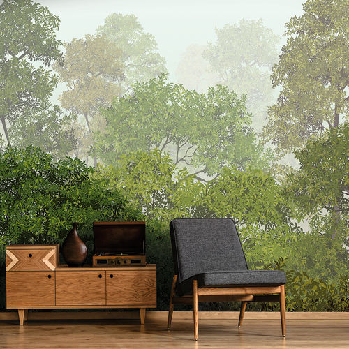 Papel de parede contemporâneo - MONTEVERDE MV2107 - LGD01 décor mural sur mesure - com natureza / com padrão floral / panorâmico