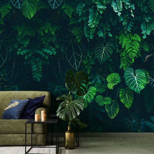 Papel de parede contemporâneo - VEGETA VT7023 - LGD01 décor mural sur mesure - com natureza / floral / panorâmico