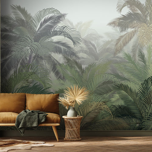 Papel de parede contemporâneo - BALATA BT1907 - LGD01 décor mural sur mesure - com natureza / floral / panorâmico