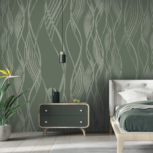 Papel de parede contemporâneo - LINEA LA4020 - LGD01 décor mural sur mesure - panorâmico / com padrão geométrico / padrão abstrato