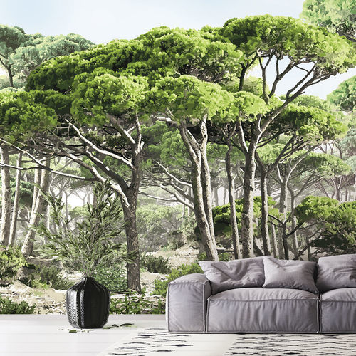 Papel de parede contemporâneo - PINEA PA1207 - LGD01 décor mural sur mesure - com natureza / panorâmico / em não tecido