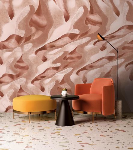 Papel de parede de design orgânico - COLORA - LGD01 décor mural sur mesure - em tecido não tecido / em poliéster / panorâmico