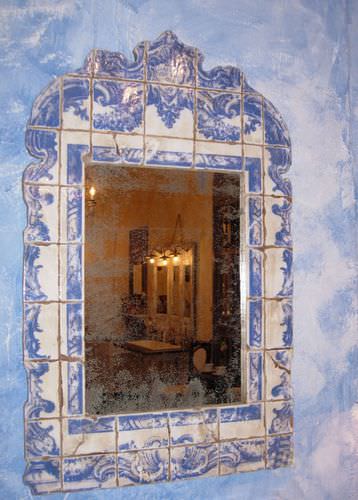 Espelho de parede - AZULEJOS - PROVENCE & FILS - clássico / retangular