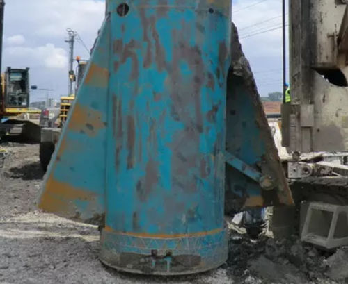 Estaca escavada - LARGE DIAMETER WITH ENLARGED BASE - FRANKI FOUNDATIONS BELGIUM - em concreto / em aço / para fundação
