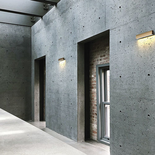 Arandela contemporânea - HANOK  - Mantra - para ambiente interno / em alumínio / linear