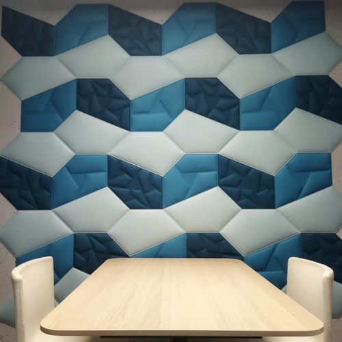 Painel acústico de parede - GEN_VMT PENRAY 02 Tiles - Vicoustic - Innovative Acoustic Solutions - em PET / liso / efeito de tecido