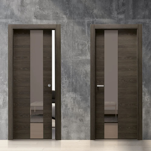 Porta interna - Materik - Bertolotto Porte - em MDF / em vidro / de abrir