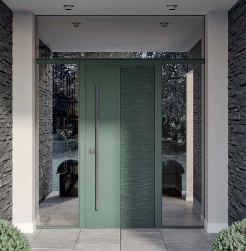 Porta de entrada - THOR - Bertolotto Porte - em aço / de abrir / contemporânea