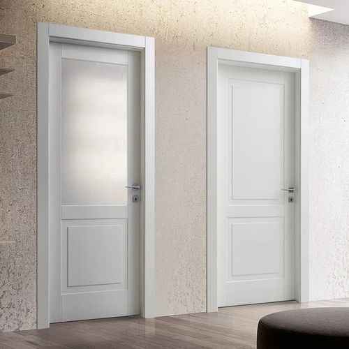 Porta interna - PANTOQUADRA - Bertolotto Porte - em MDF / giratória / minimalista