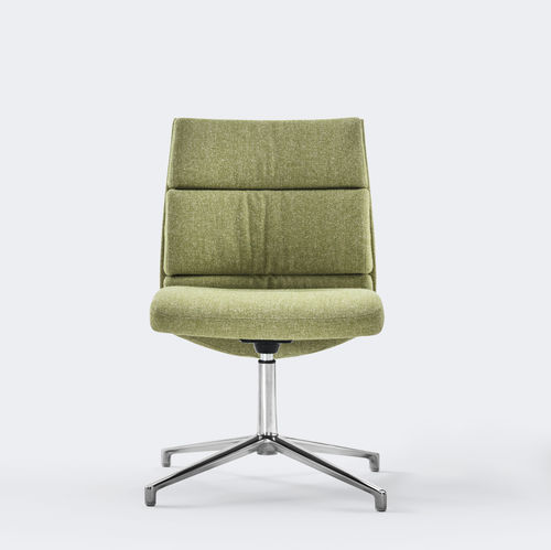 Cadeira para interlocutor contemporânea - TRENDY FIRST CLASS - Aresline - para ambiente interno / em tecido / em couro
