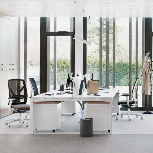 Poltronas de escritório design - DOTWAY - Aresline - em tecido / em material plástico / estofada