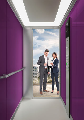 Elevador elétrico - SYNERGY 200 - ThyssenKrupp Fahrtreppen - residencial / para o setor terciário / sem casa de máquinas