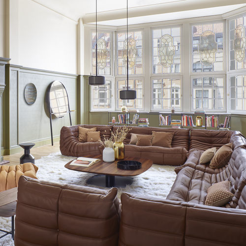 Sofá modular - TOGO - Ligne Roset France - de canto