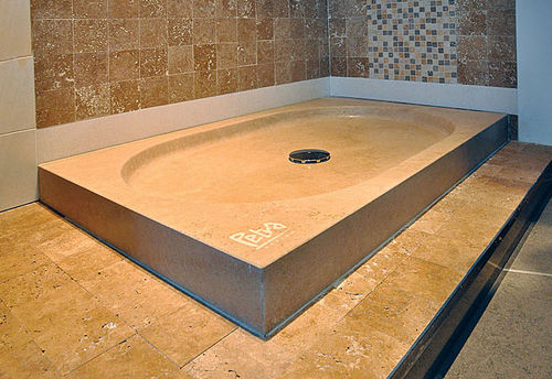 Piso de box retangular - ADIGE - Petra Design s.r.l. - elevado / em pedra natural