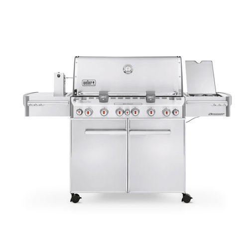Churrasqueira a gás - SUMMIT® S-670 GBS® - Weber EUROPE - com rodízios / em aço inoxidável