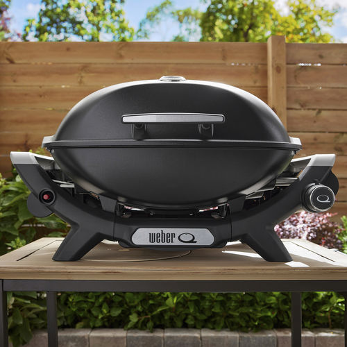 Churrasqueira a gás - Q 2100N - Weber EUROPE - de mesa / em aço inoxidável / em ferro fundido