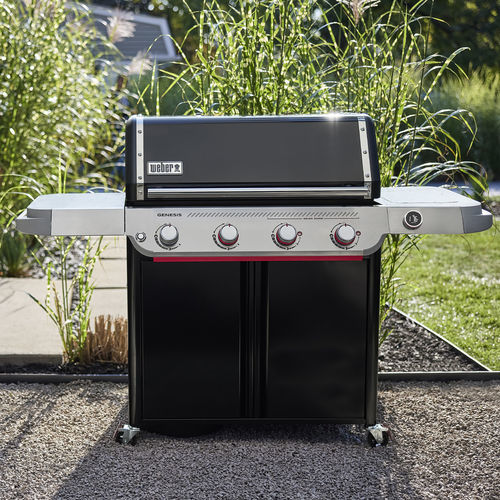 Churrasqueira a gás - GENESIS&reg; EX-425W - Weber EUROPE - com rodízios / em aço / em ferro fundido