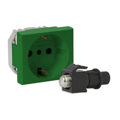Tomada elétrica - AVE S45 - Ave - para antena de TV / de parede / de embutir