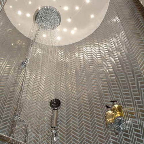 Chuveiro em cascata - Freixanet Wellness - em vidro / com porta de abrir / retangular