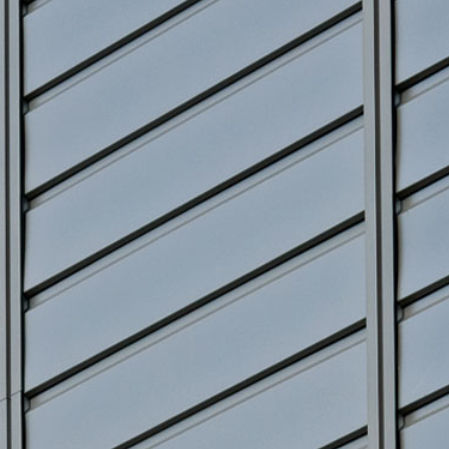 Revestimento de fachada em painéis - MICROLINE EXTRUSIONS - Centria Architectural Systems - em alumínio / ranhurado / vertical