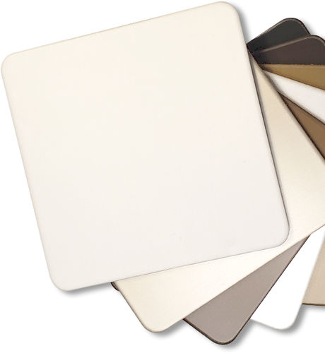 Revestimento de fachada em material compósito - FROST ™  - Alpolic - metálico / de alumínio / liso
