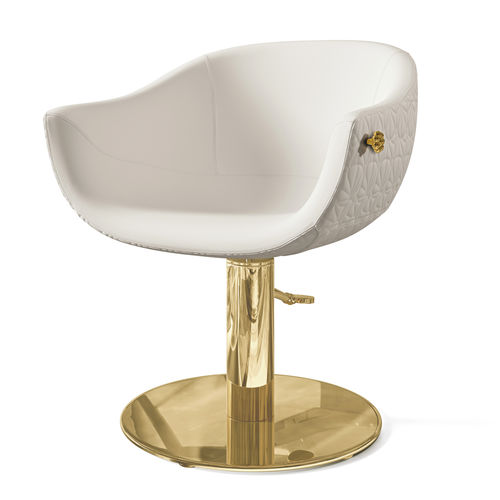Poltrona de cabeleireiro contemporânea - QUEEN MARY - Gamma & Bross - em espuma / metálica / estofada