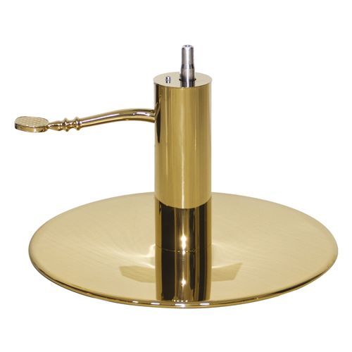Base para cadeira em aço inoxidável - GOLD 18 - Gamma & Bross - com bomba hidráulica / para centro de estética / para salão de beleza