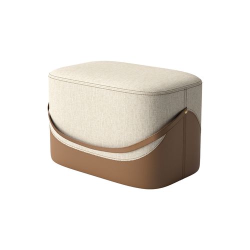 Puff contemporâneo - REPOSESAC - Gamma & Bross - vinílico / retangular / da linha comercial