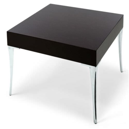 Mesa contemporânea - ACCRA - Gamma & Bross - em alumínio polido / em laminado / com base em alumínio