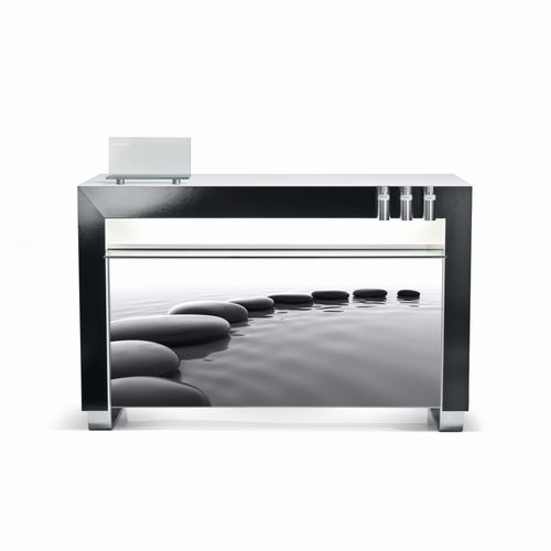 Balcão de recepção modular - CHOICE - OLYMP - em madeira / em vidro / em vidro acrílico