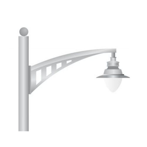 Poste de iluminação pública - BANDEROLA  - Simon Lighting - contemporâneo / em aço / de LED