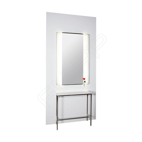 Penteadeira contemporâneo - STYLE 464 - FIAPP - em aço inoxidável / laminado / de parede