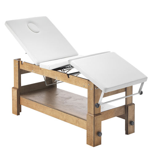Mesa de massagem hidráulica - RELAX - Artecno Srl - em madeira / de altura regulável / da linha comercial