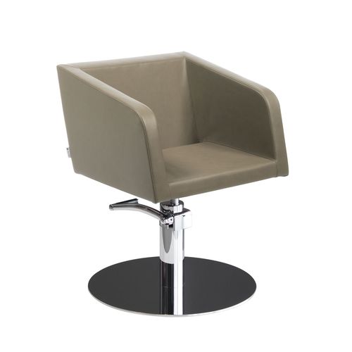 Poltrona de cabeleireiro contemporânea - SUE - Nelson Mobilier - em couro sintético / com bomba hidráulica / com altura ajustável