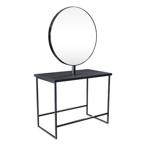 Penteadeira contemporâneo - SCAMNUM 2P - Nelson Mobilier - em latão / em aço / para salão de beleza