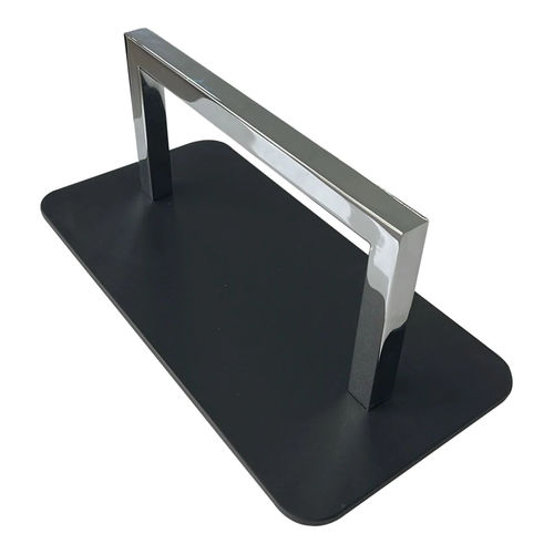 Repousa-pés contemporâneo - RP KRYS NOIR - Nelson Mobilier - em aço inoxidável / em resina epóxi / para centro de estética
