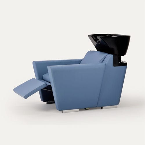 Lavatório de cabeleireiro com apoio para pés - Breeze - TAKARA BELMONT - compacto / de massagem / de 1 lugar