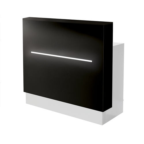 Balcão de recepção em laminado melamínico - SMILE  - VEZZOSI - laminado / para salão de beleza / com iluminação