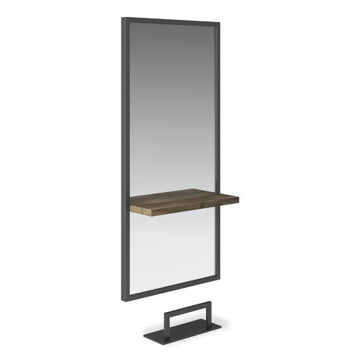 Espelho de parede - INDUSTRIAL - VEZZOSI - para salão de beleza / de design industrial / retangular