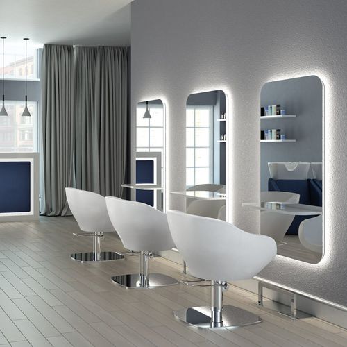 Penteadeira contemporâneo - ONE LIGHT  - VEZZOSI - laminado / de parede / para salão de beleza