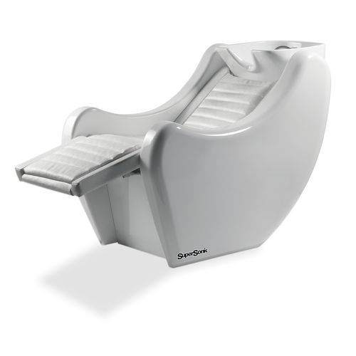 Lavatório de cabeleireiro de design original - S-MASSAGE - VEZZOSI - de 1 lugar
