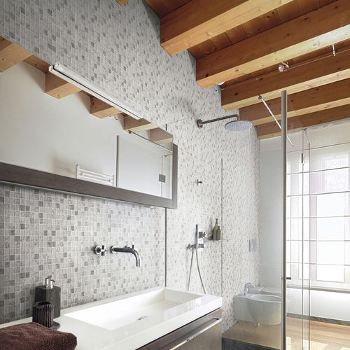 Pastilhas em vidro - ESSENCE - ONIX Mosaico - texturizada / brilhante / fosca